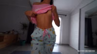 POV Stepmom caught me jerking off with her nudes.mp4