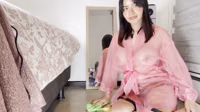 [4K USA] Cleaning ｜ transparent Dress Try-On Haul with alinvlog [5Yzm_kRadOc].webm