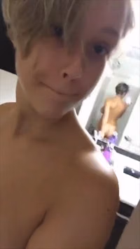 Sabrina Nichole shower snapchat free.mp4