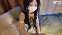 Nen Xiao Tu - Doria's Song Summons White Stocking Foot Fetish Service.mp4