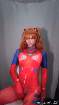 Asuka Langley Soryu Evangelion Shemale Cosplay by 天然の纯