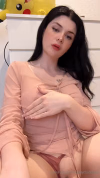 Post Coming out of my cute princess cock  while my boobs are in .. by babymaddyxo from OnlyFans Coomer.mp4