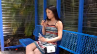 [Clips4Sale] Lulu Chu - Asian Princess Can't Hold Pee at the Bus Stop.mp4