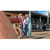 Public erection flasher exhibitionist WNBR Byron Bay CFNM 57