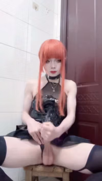 Makima Chainsaw Man Shemale Cosplay by lbao128