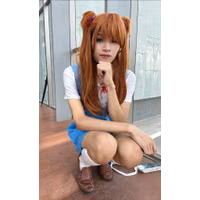 Asuka Langley Soryu Evangelion Shemale Cosplay by maomi45
