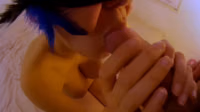 Gaging on a Huge Dick to Swallow Cum.mp4