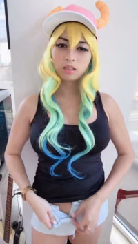 Lucoa Miss Kobayashi's Dragon Maid Shemale Cosplay by SurpriseItsSteak