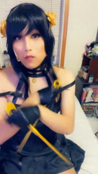 Yor Forger SPYxFAMILY Shemale Cosplay by Moomfie