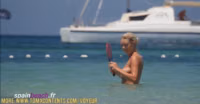 Big tits MILF beach Onlyfans voyeur hidden spy leak candid 2