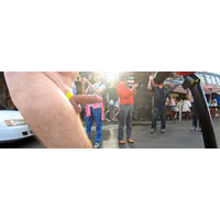 Public erection flasher exhibitionist WNBR Byron Bay CFNM  33