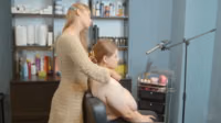 Lady Barbers Olga to Dina massage