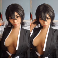 Rukia Kuchiki Bleach Shemale Cosplay by Fantastic Nami