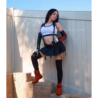 Tifa Lockhart Final Fantasy VII Remake Shemale Cosplay by Kylie Maria