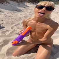 Throat Goat - Ruined Beach Blowjob  Hot Watersports (Id 3281839).mp4