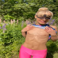 Throat Goat - Thirsty Runner Receives Pee In Public (Id 2837522).mp4