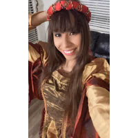 (OC) left my hair down for the Ren fair since my hair is pretty straight already(.jpg