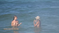 Paige - Me and Paige Topless on the Beach.mp4
