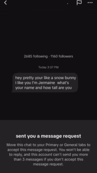 A tall white girls worst nightmareâ¦ Jermaine!!!  I get so many dm requests (please stop im not goinh to reply to a wave or your poetry, were not friends)  [7418960865451330849].mp4