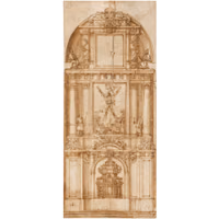 Cano, Alonso Design for an altarpiece dedicated to Saint Andrew, from Madrid _ Heads.jpg