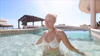 White Bikini at The Pool 4K 60fps.mp4
