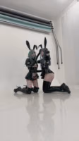 14. Latex Bunny Twins