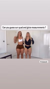 Hattie james fit/fitness, blond, fit thick legs ass,
