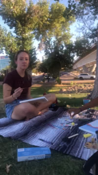 Picnic Painting with Paige & Kalista.mp4