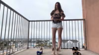Trying on heels 🥰 Walking in heels 👠 ❤️.mkv