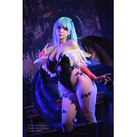 Umeko J cosplay Morrigan Aensland - Darkstalkers (9).jpg