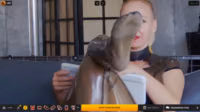 DesireNoe-showing of her latex feet.mp4