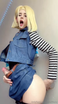 Android 18 Dragon Ball Z Shemale Cosplay by Astolfitoliz