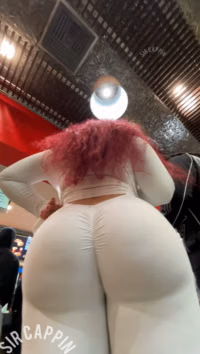 SirCap74 - Big Donkey Butt Ebony w Red Hair.MP4
