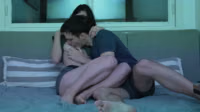 Hot teen friends get horny watching a movie and can't resist fucking - Amateur sex.mp4