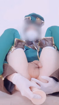 Araga Kiwi Gushing Over Magical Girls Shemale Cosplay by xmd2222