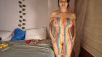 4K transparente fishnet dresses.mp4