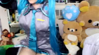Lana Rain - Sexually Frustrated Miku Uses A Cucumber [720p].mp4