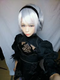 2B Nier Automata Shemale Cosplay by Komori Ritsu