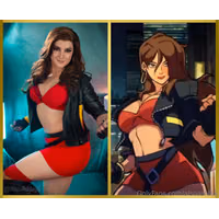Blaze Streets of Rage 4 Shemale Cosplay by Ashley Barron