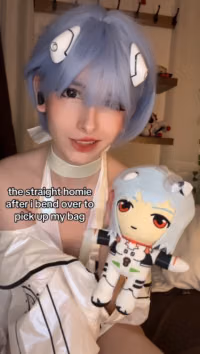 Rei Ayanami Neon Genesis Evangelion Shemale Cosplay by Bwu_Gi