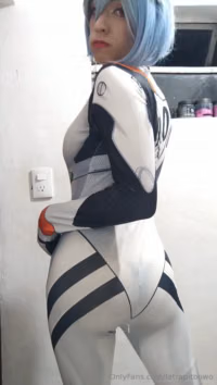 Rei Ayanami Neon Genesis Evangelion Shemale Cosplay by LaTrapitoUwU